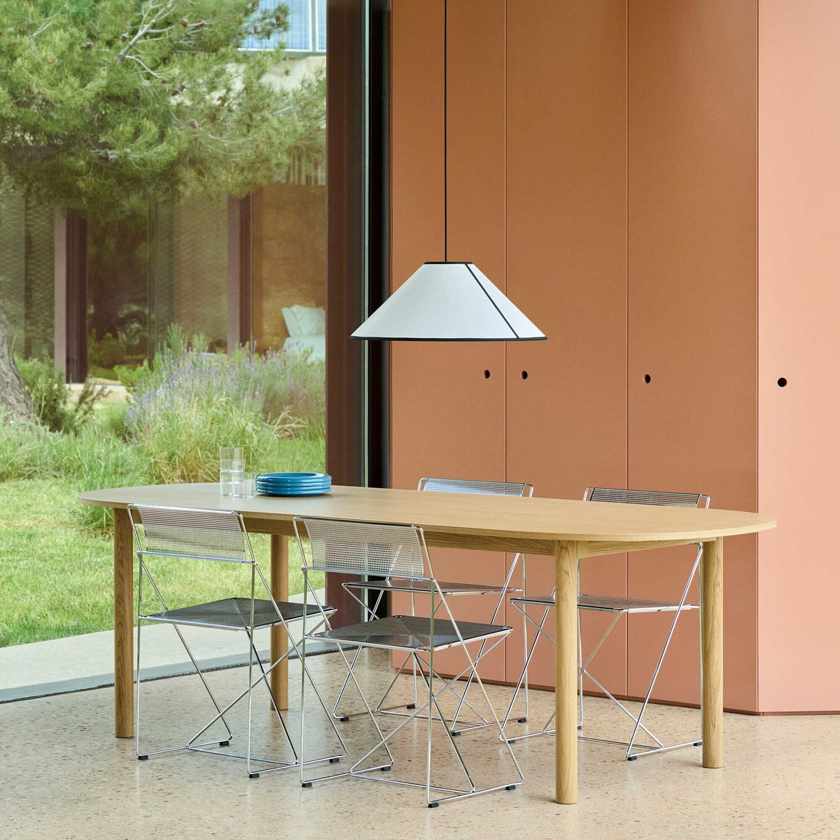 HAY Annex Esstisch länglich 220x95cm Gestell Eiche
