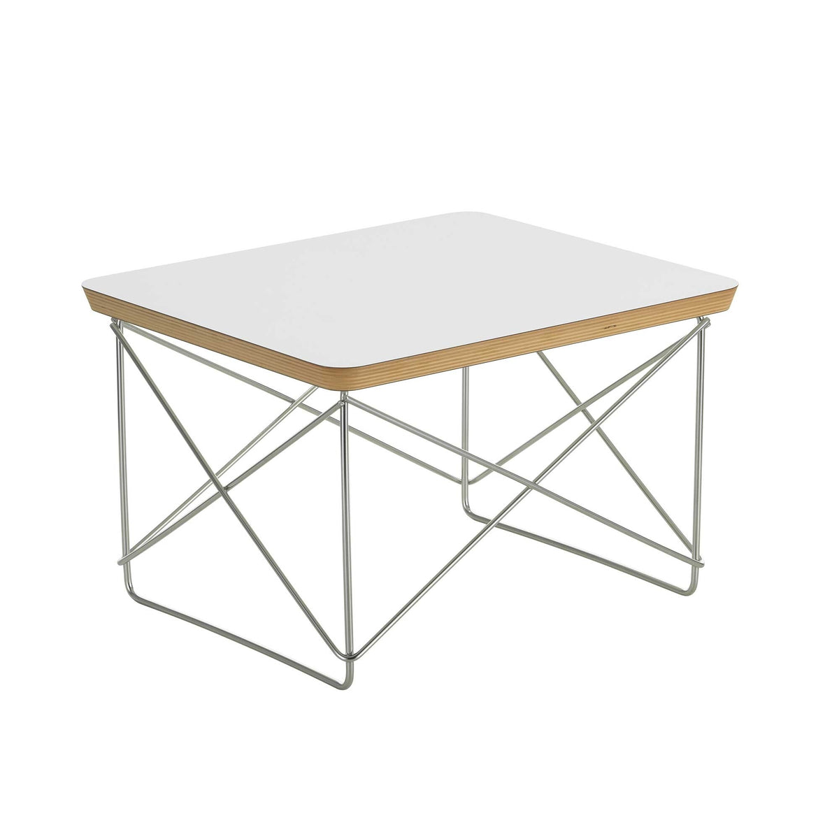 Vitra Occasional Table LTR Beistelltisch HPL Edelstahl