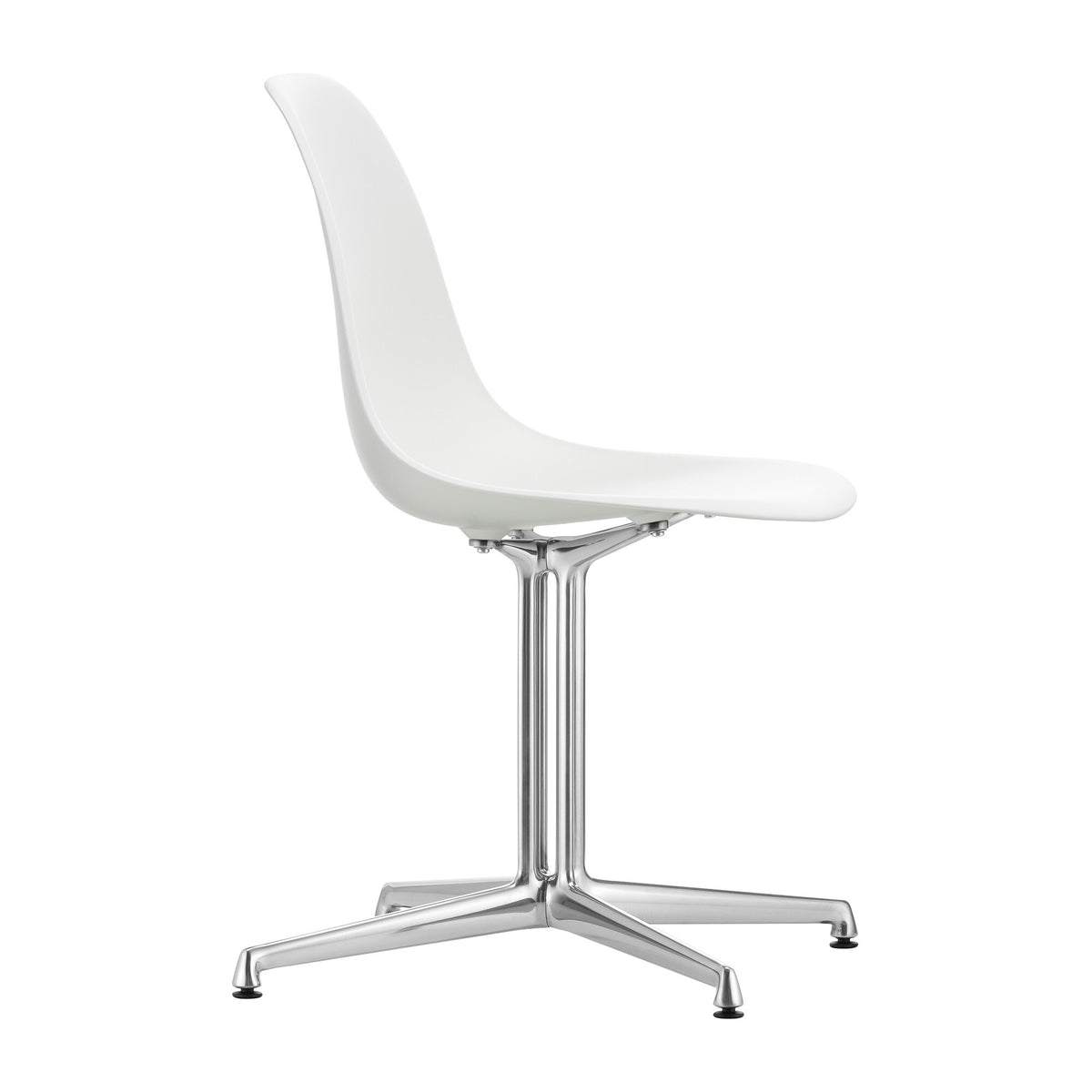 Vitra Eames Plastic Side Chair DSL Gestell poliert