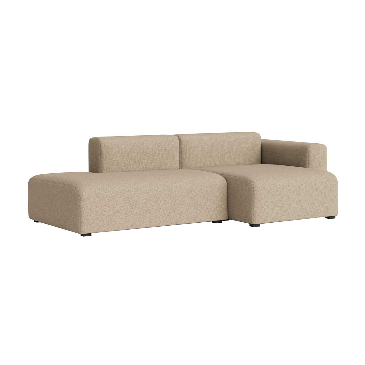 HAY Mags 2,5-Sitzer Sofa mit niedriger Armlehne rechts 246x127,5cm