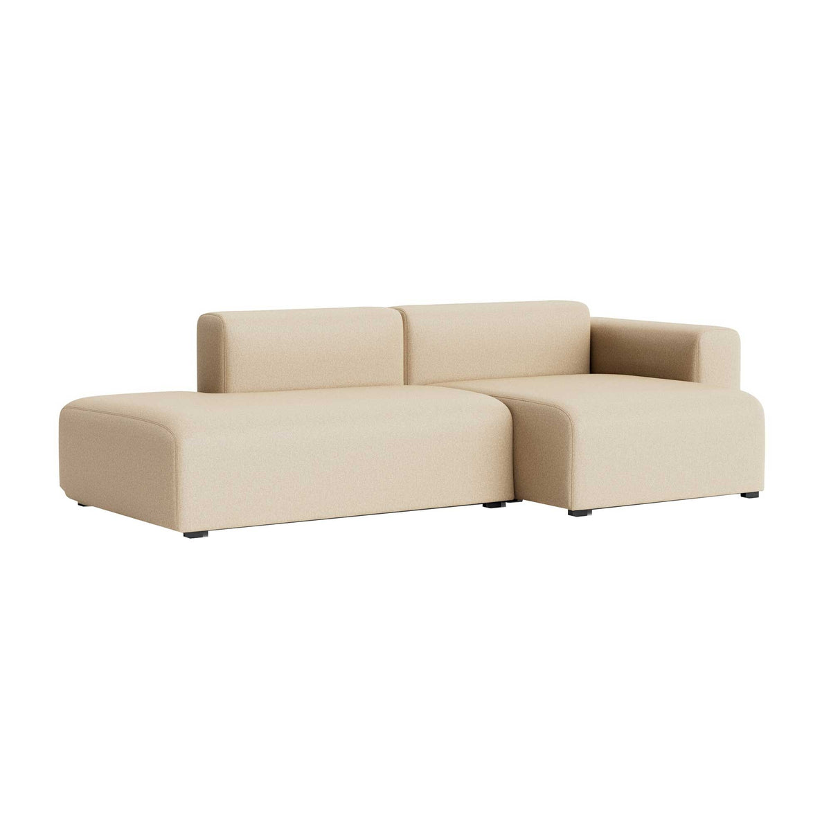 HAY Mags 2,5-Sitzer Sofa mit niedriger Armlehne rechts 246x127,5cm