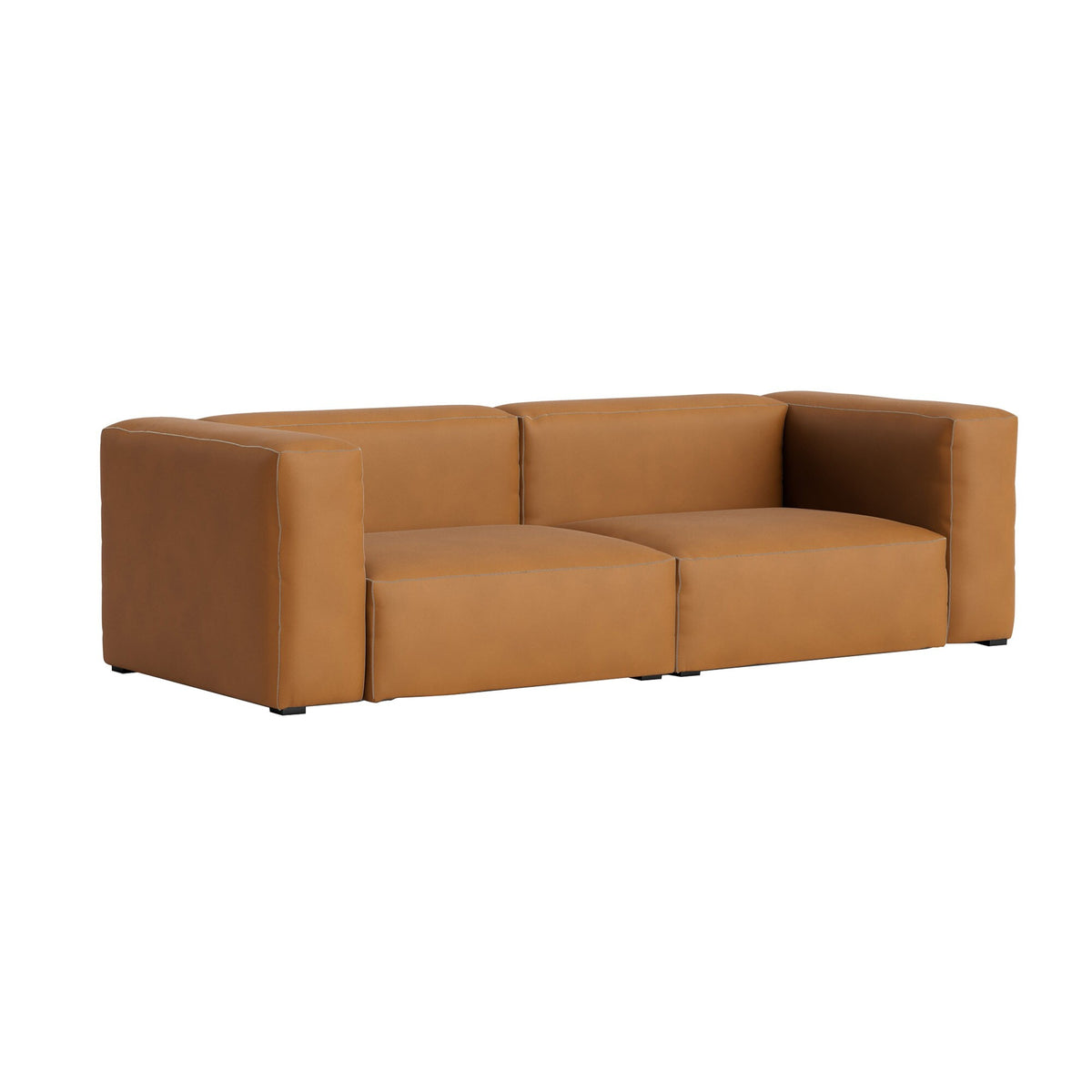HAY Mags Soft 2,5-Sitzer Sofa Leder 238x103,5x67cm