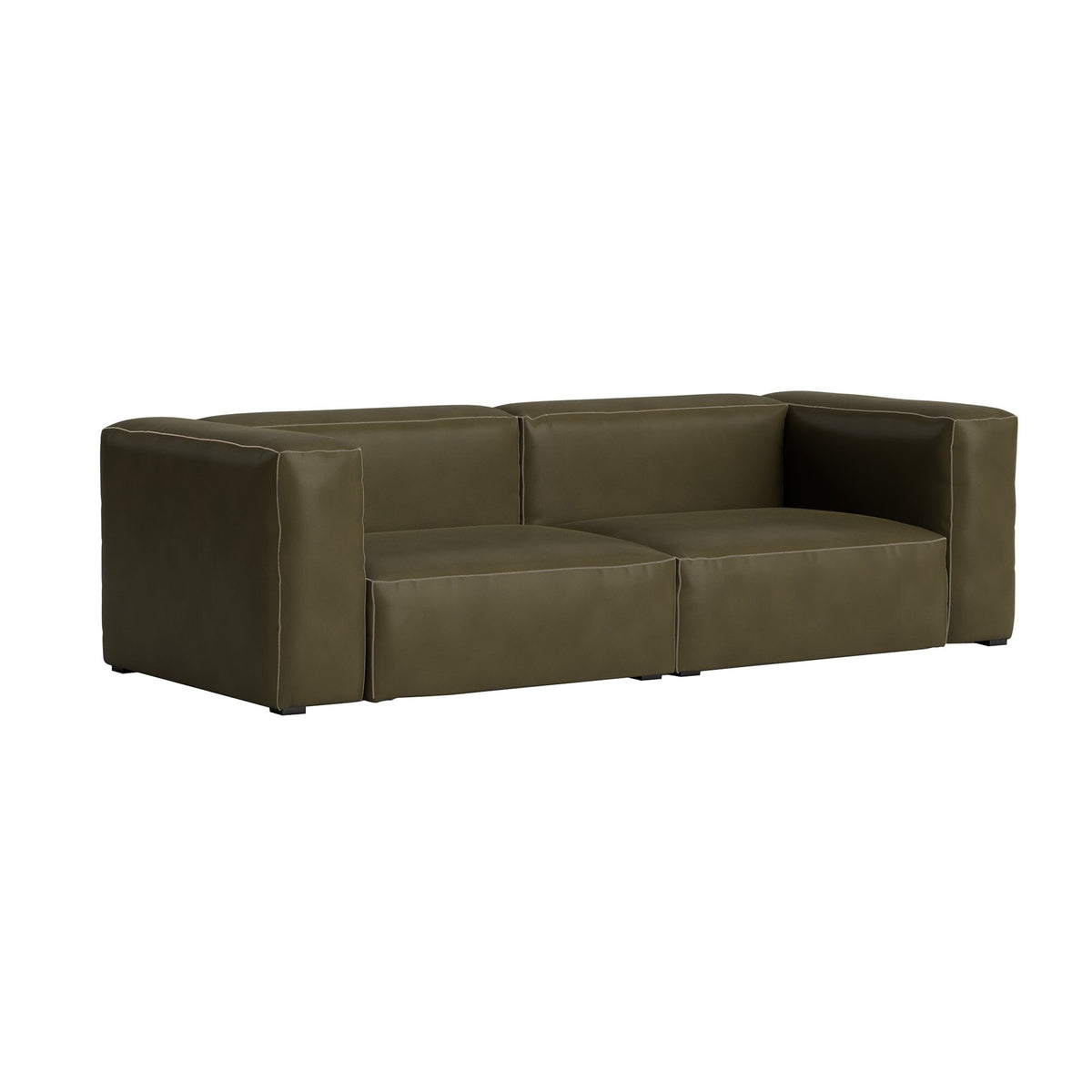 HAY Mags Soft 2,5-Sitzer Sofa Leder 238x103,5x67cm