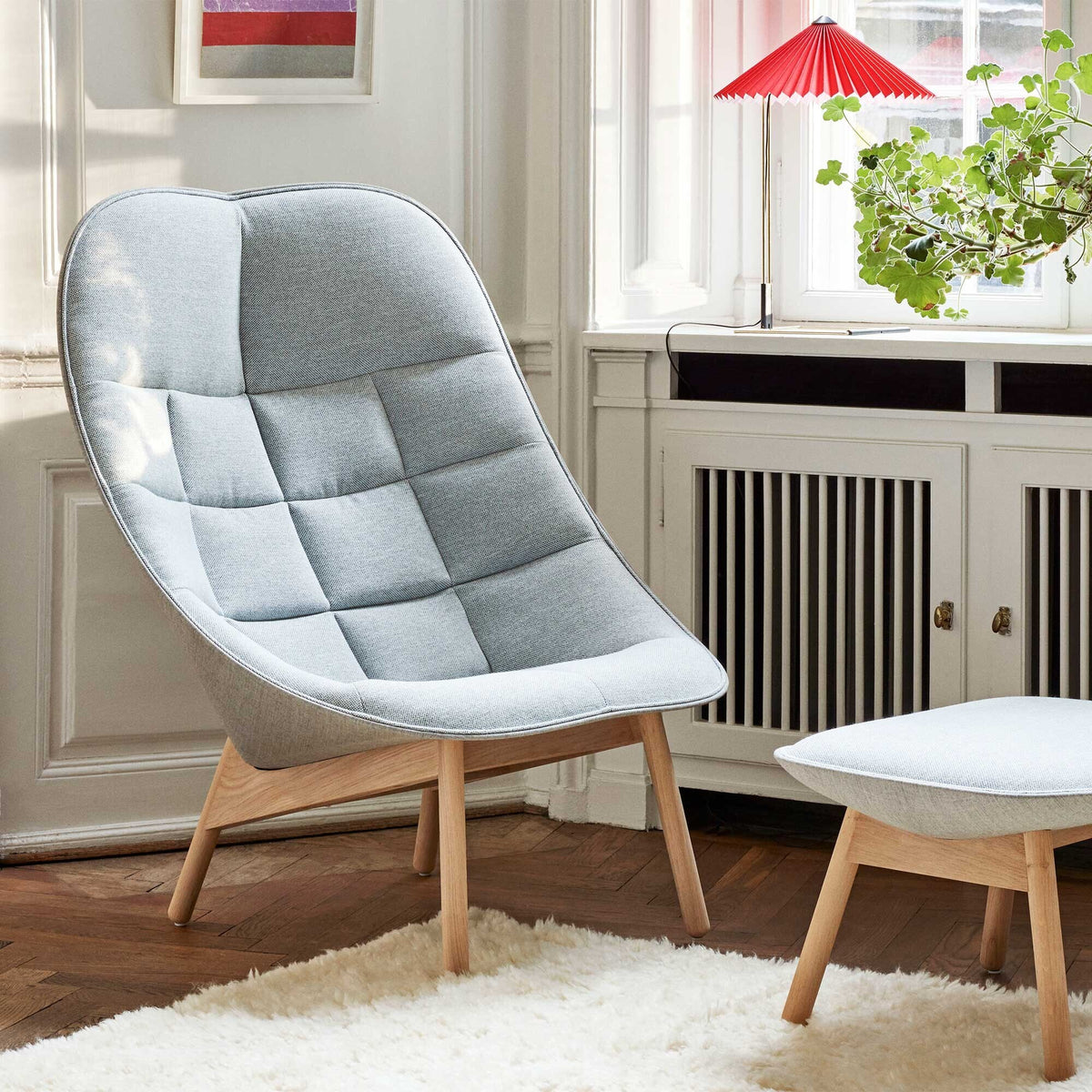 HAY Uchiwa Quilted Sessel