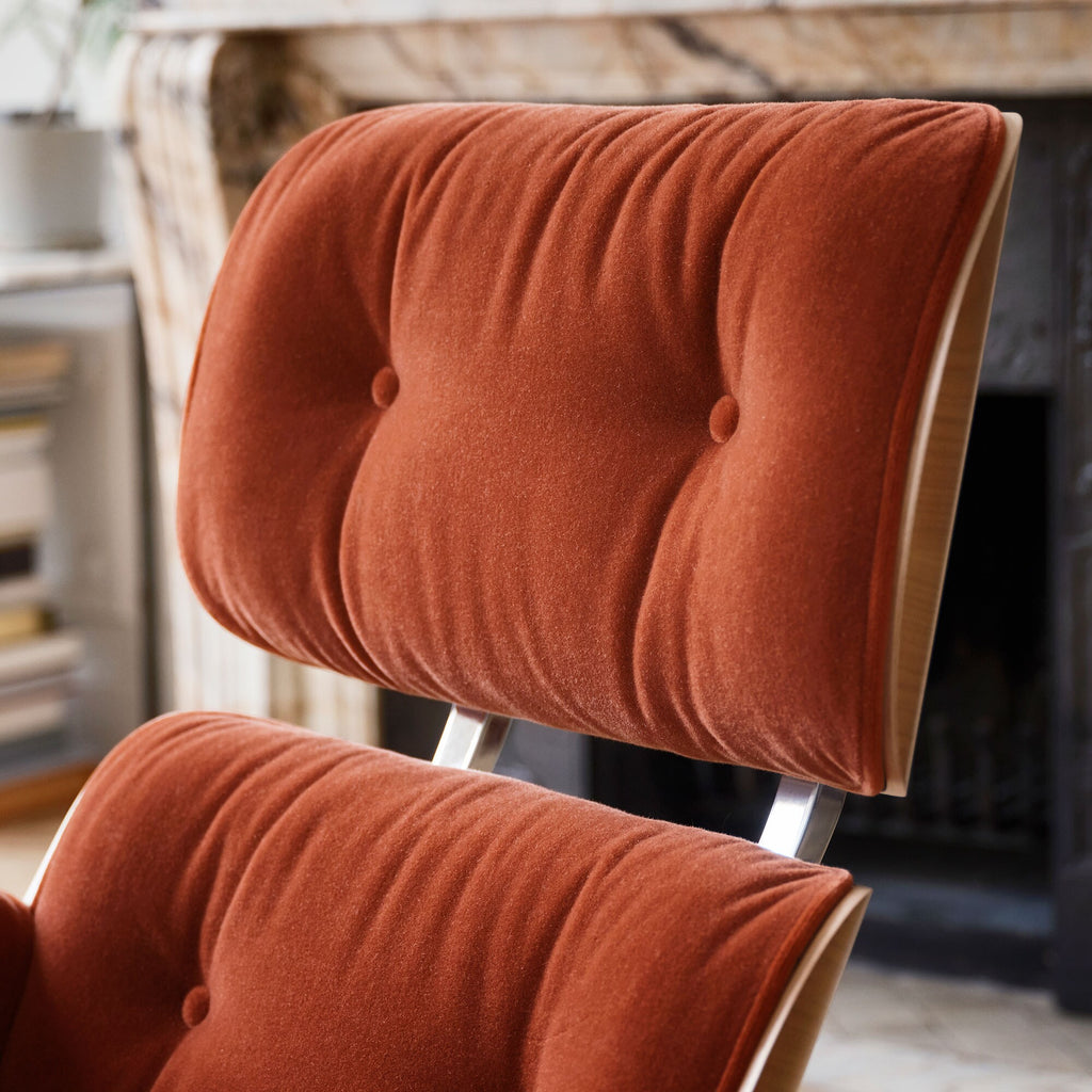 Vitra Eames Lounge Chair Sessel & Ottoman Stoff