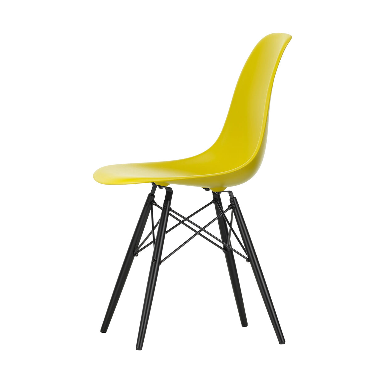 Vitra Eames Plastic Side Chair DSW RE Ahorn schwarz