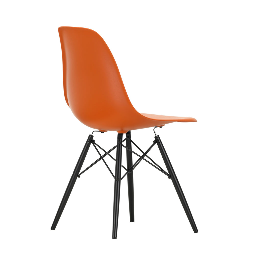 Vitra Eames Plastic Side Chair DSW RE Ahorn schwarz
