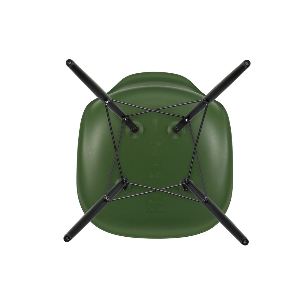 Vitra Eames Plastic Side Chair DSW RE Ahorn schwarz