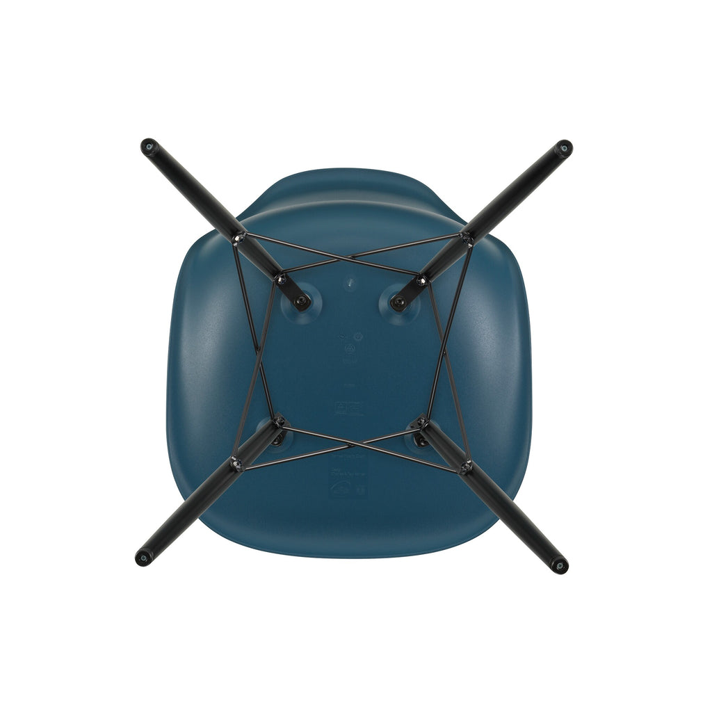 Vitra Eames Plastic Side Chair DSW RE Ahorn schwarz
