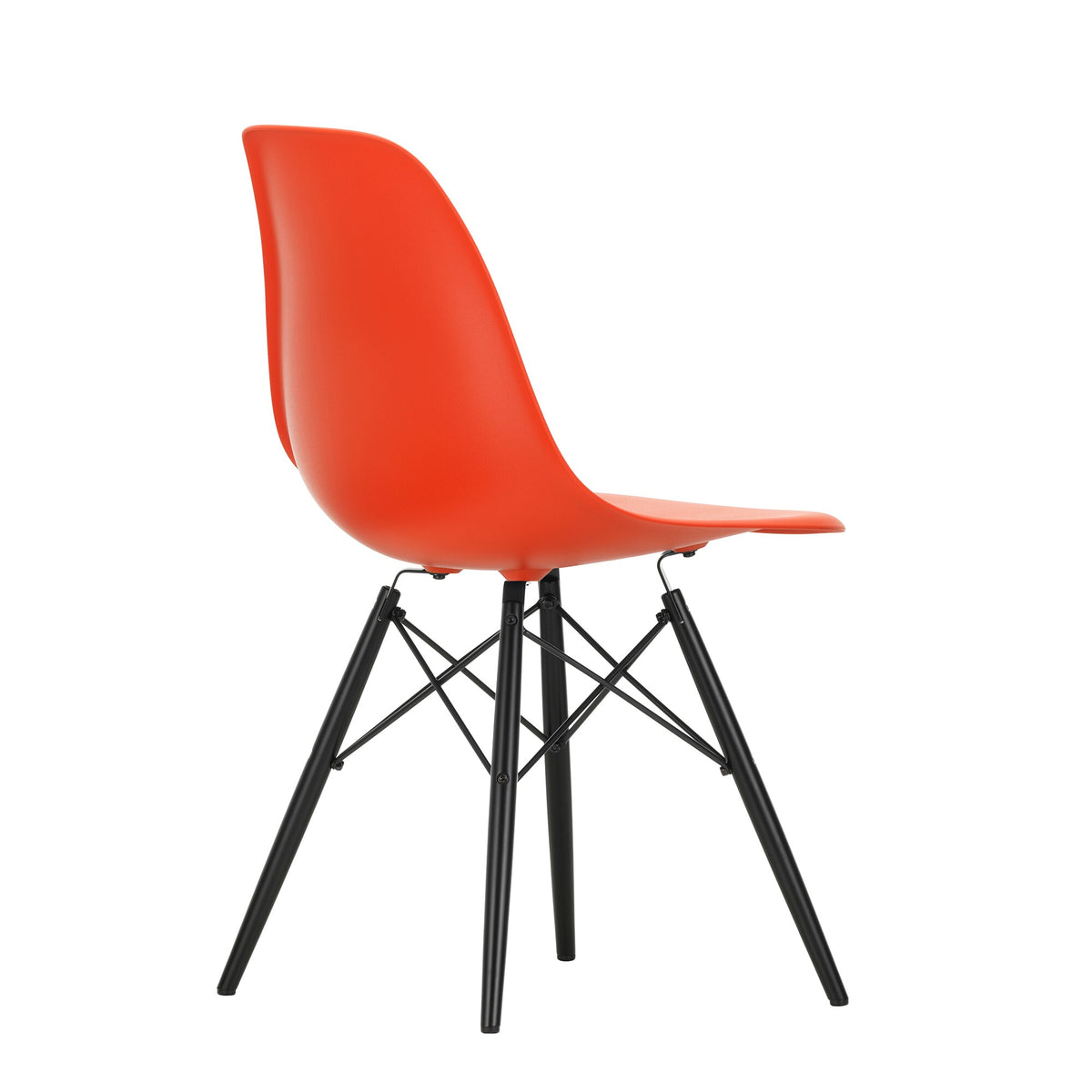Vitra Eames Plastic Side Chair DSW RE Ahorn schwarz