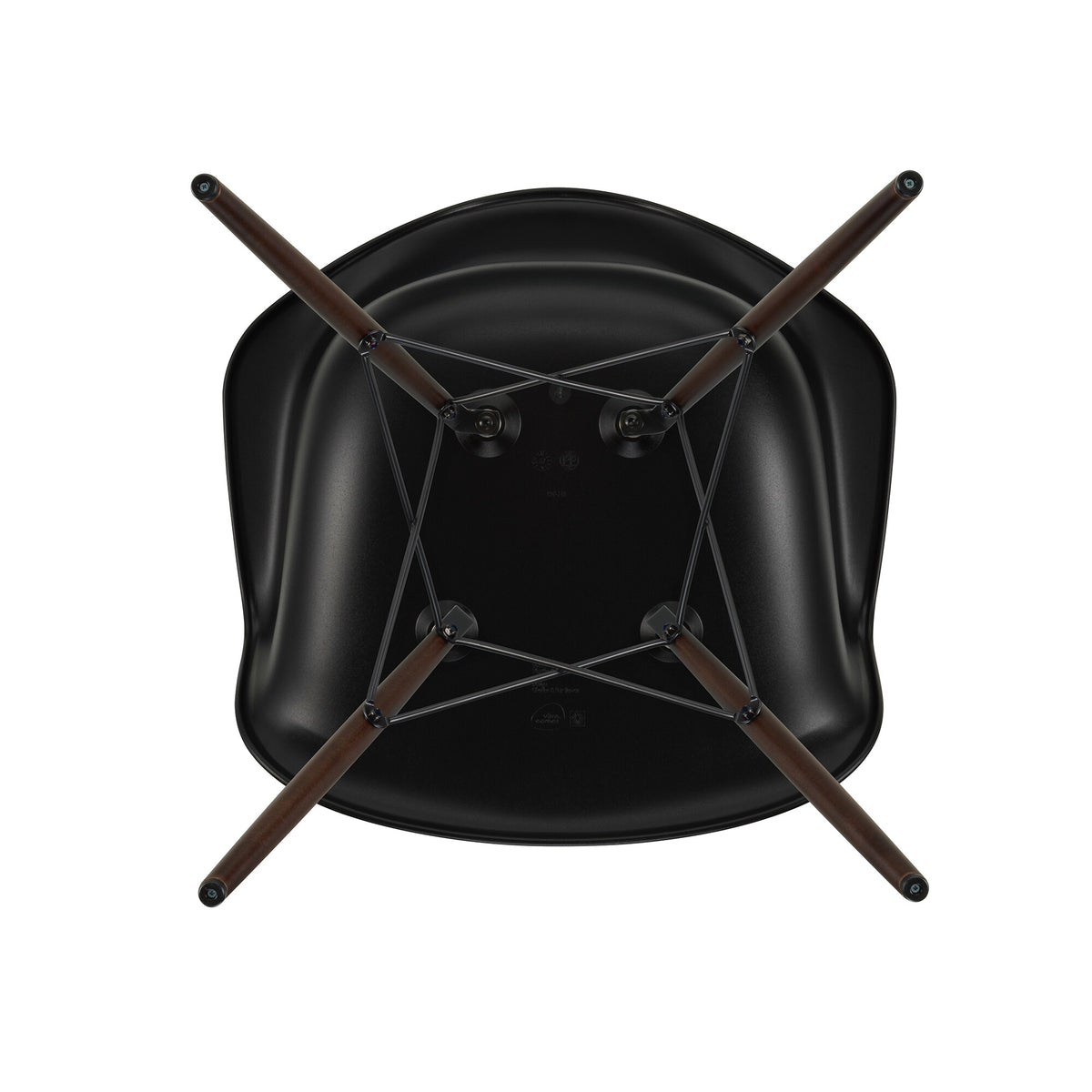 Vitra Eames Plastic Armchair DAW RE Ahorn dunkel