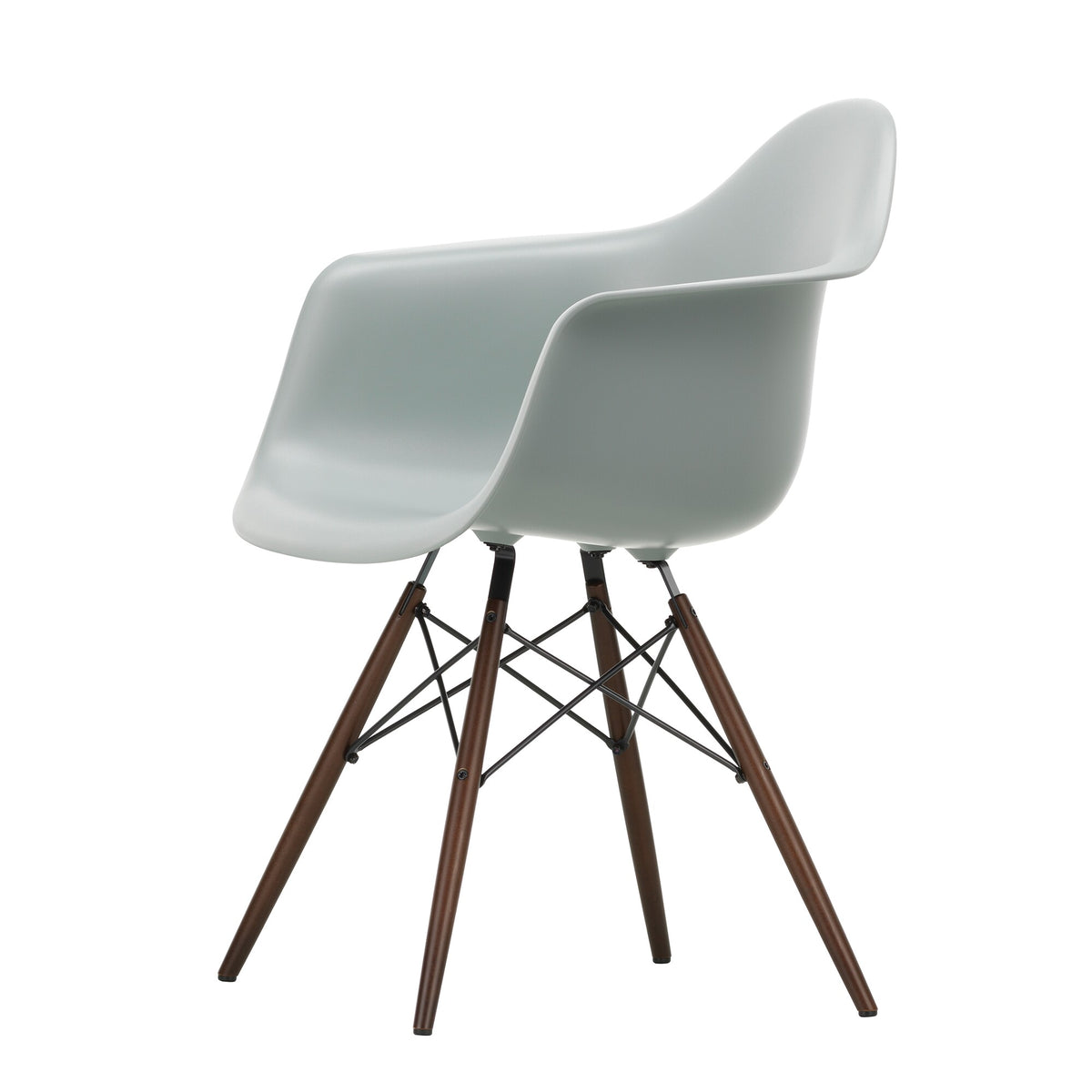 Vitra Eames Plastic Armchair DAW RE Ahorn dunkel