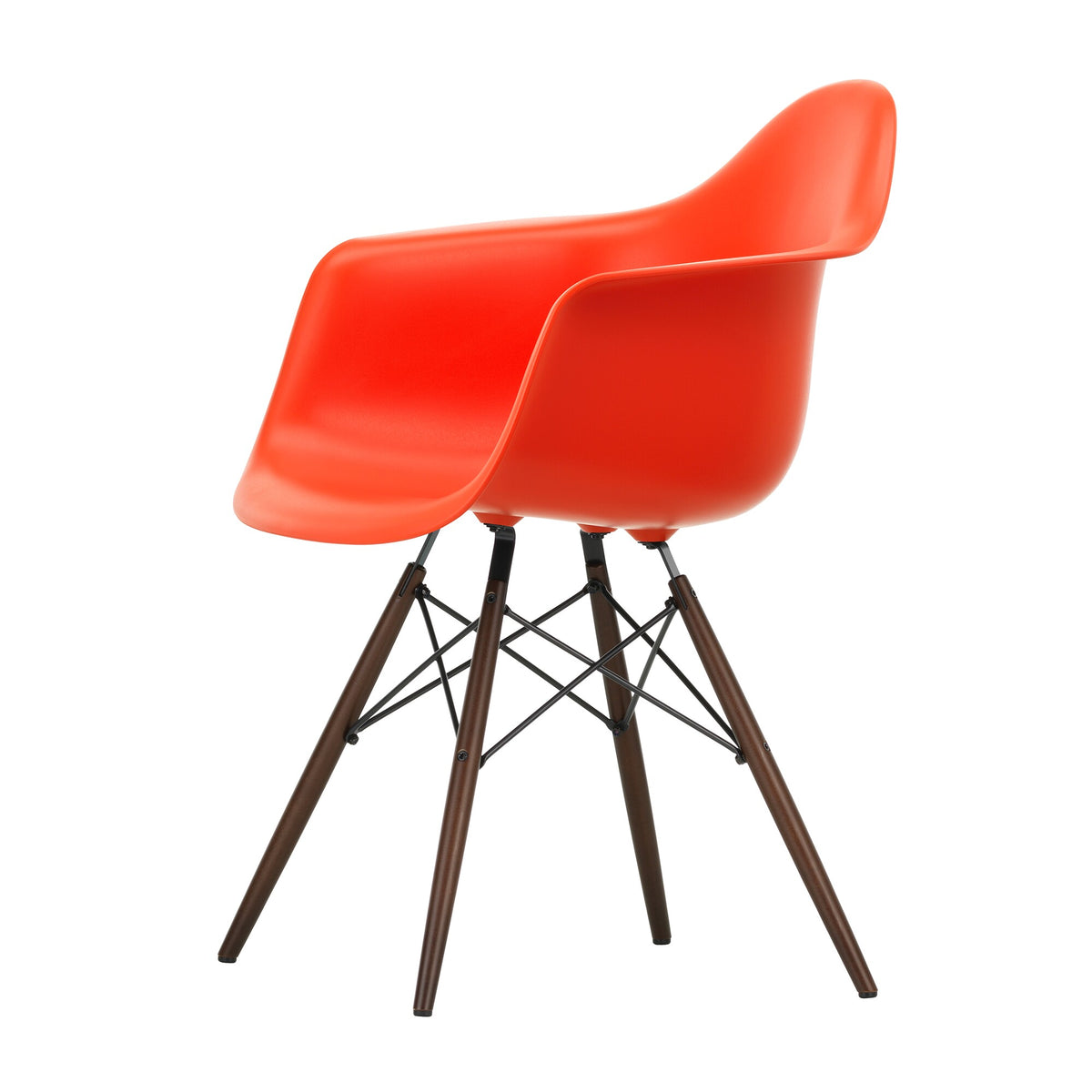 Vitra Eames Plastic Armchair DAW RE Ahorn dunkel