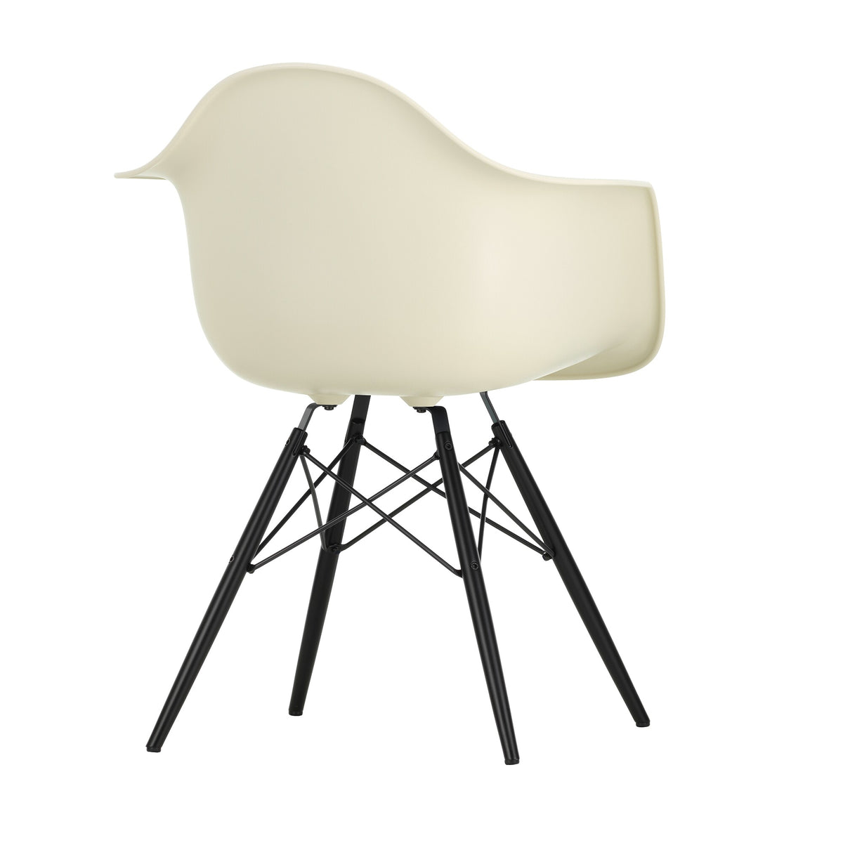 Vitra Eames Plastic Armchair DAW RE Ahorn schwarz