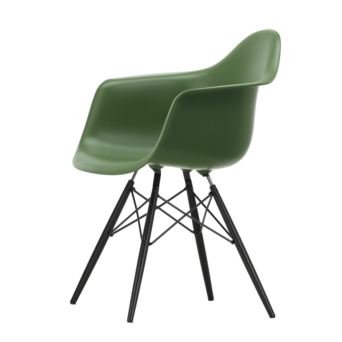 Vitra Eames Plastic Armchair DAW RE Ahorn schwarz