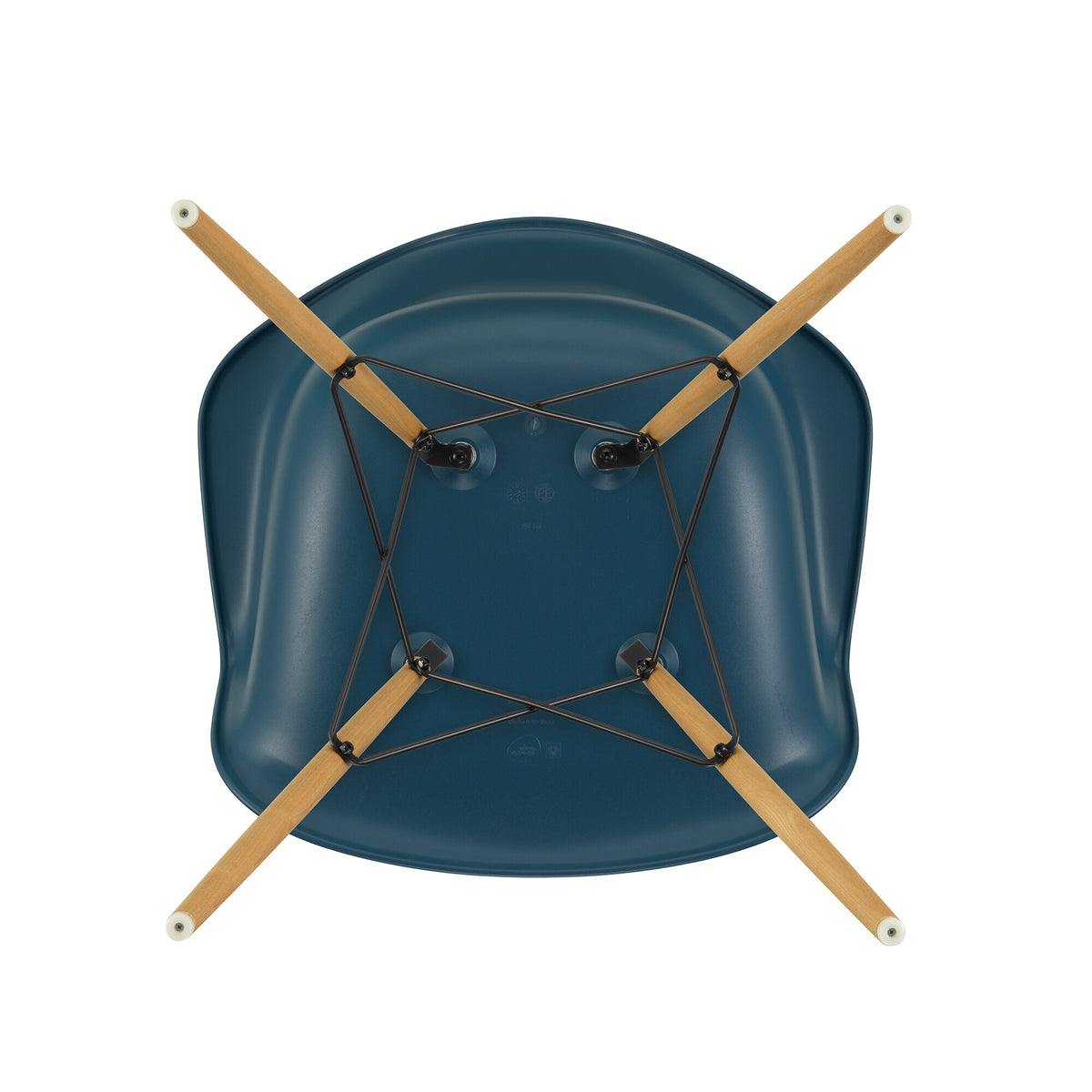 Vitra Eames Plastic Armchair DAW RE Gestell Esche
