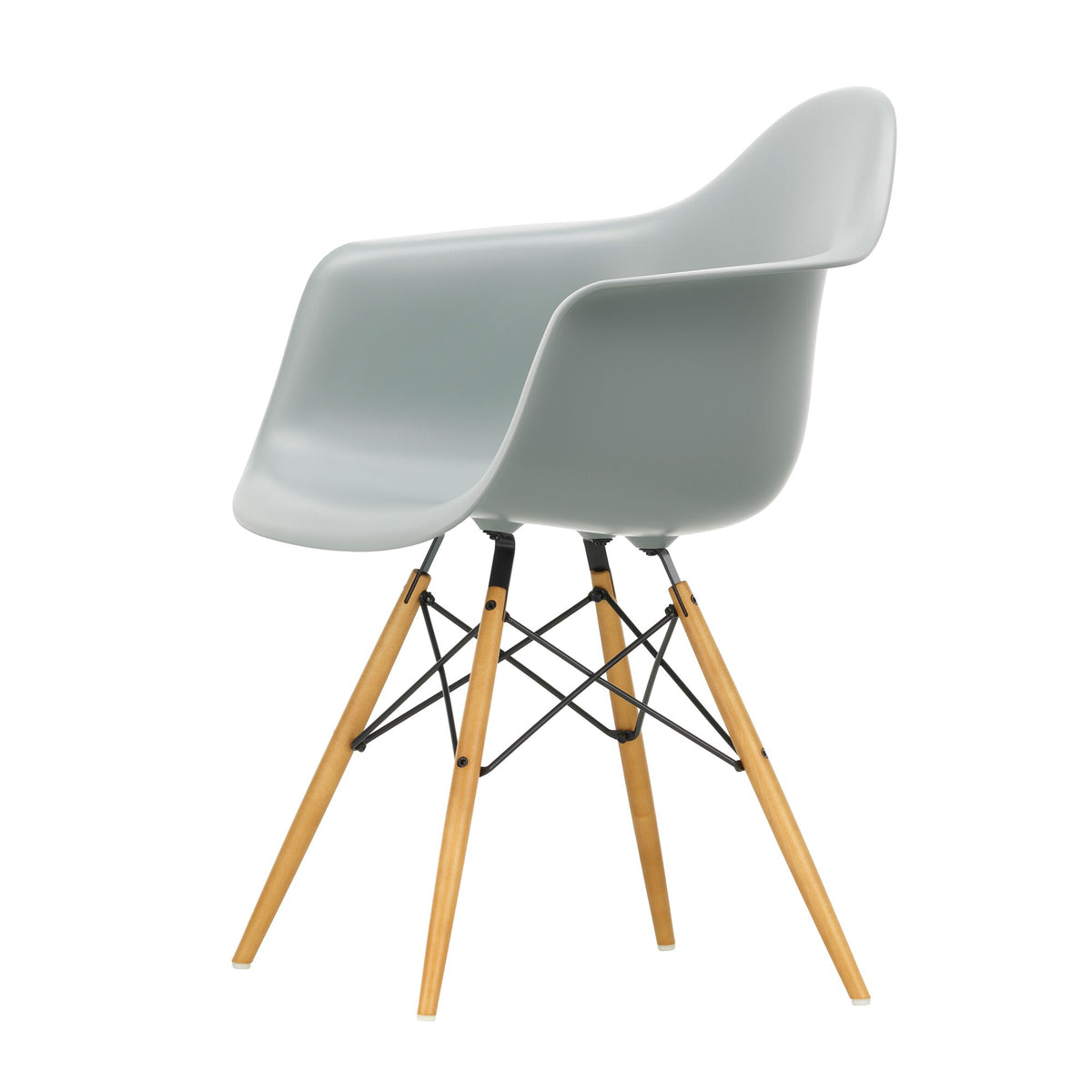 Vitra Eames Plastic Armchair DAW RE Ahorn gelblich
