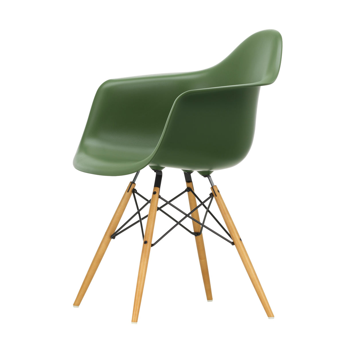 Vitra Eames Plastic Armchair DAW RE Ahorn gelblich
