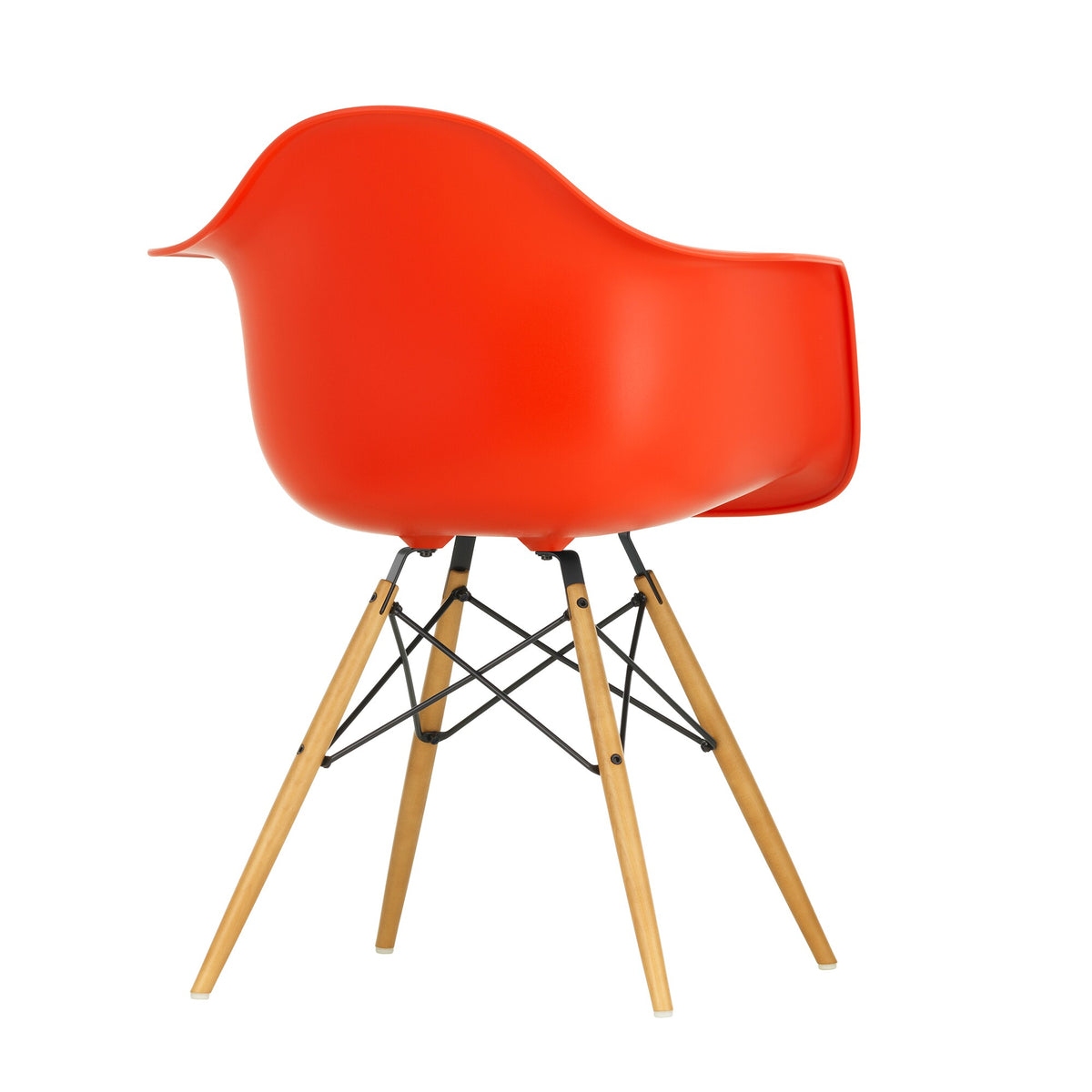 Vitra Eames Plastic Armchair DAW RE Ahorn gelblich