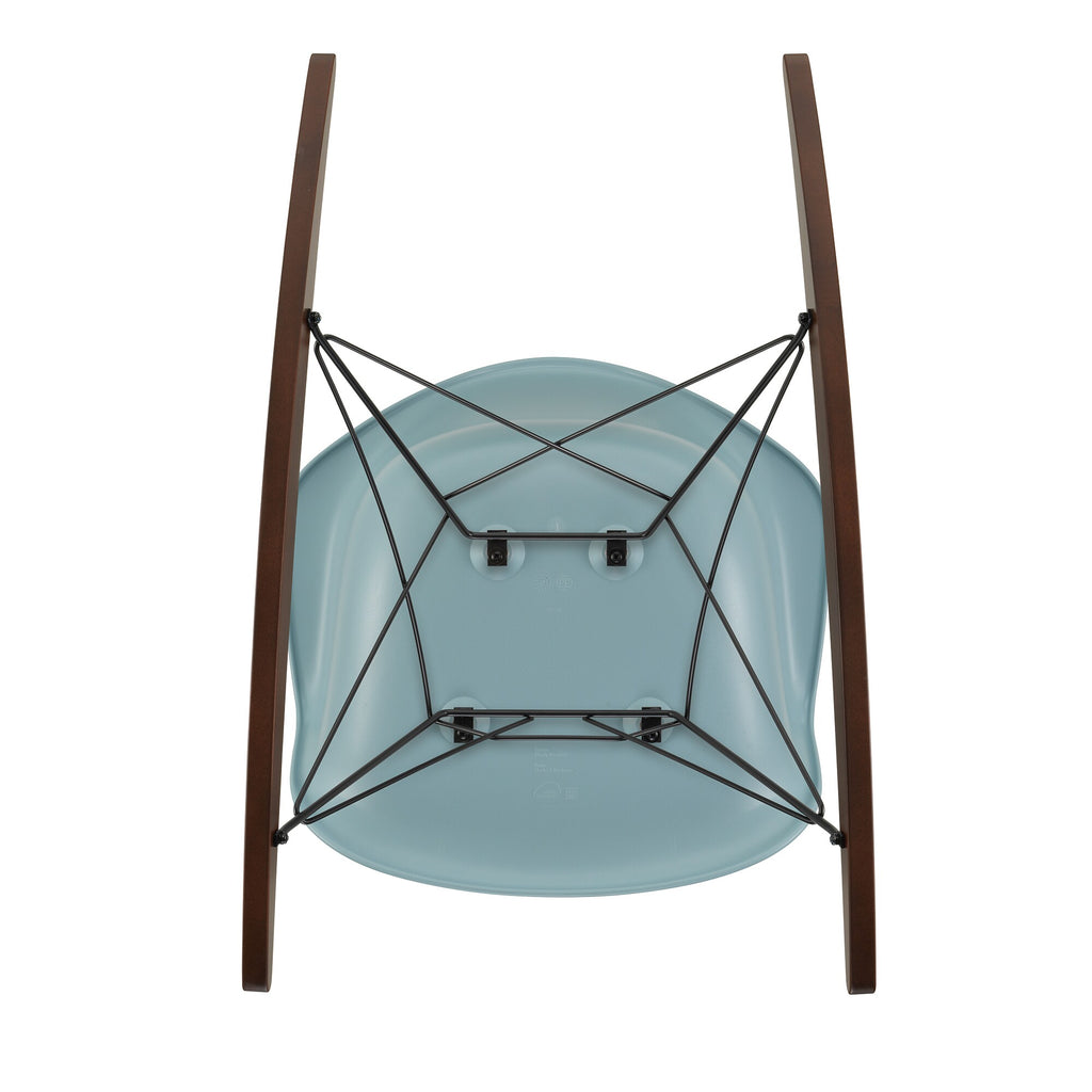 Vitra Eames Plastic Armchair RAR RE Schaukelstuhl schwarz Ahorn dunkel