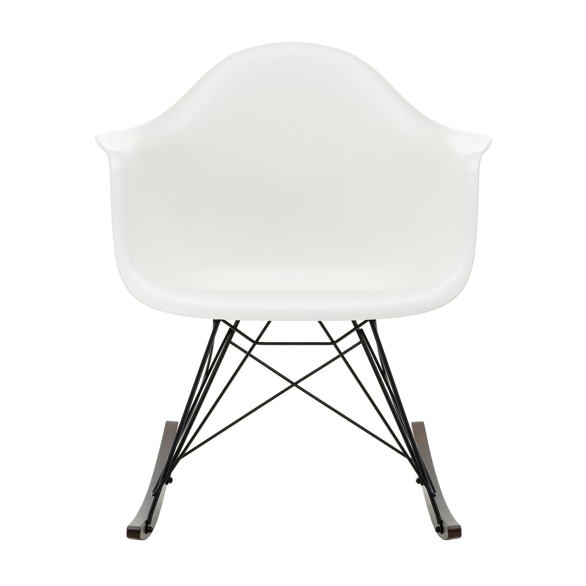 Vitra Eames Plastic Armchair RAR Schaukelstuhl schwarz Ahorn dunkel