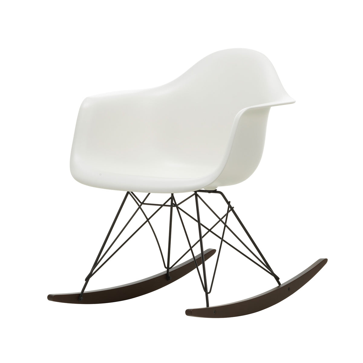 Vitra Eames Plastic Armchair RAR Schaukelstuhl schwarz Ahorn dunkel