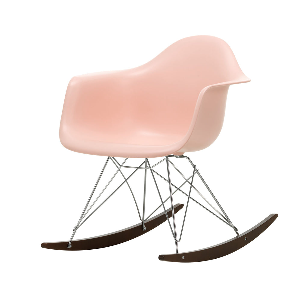 Vitra Eames Plastic Armchair RAR RE Schaukelstuhl verchromt Ahorn dunkel