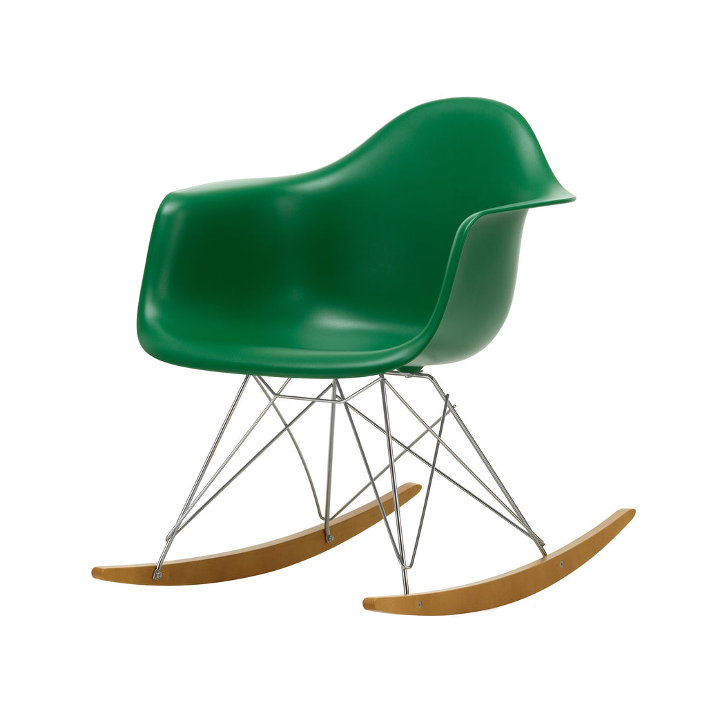 Vitra Eames Plastic Armchair RAR RE Schaukelstuhl verchromt