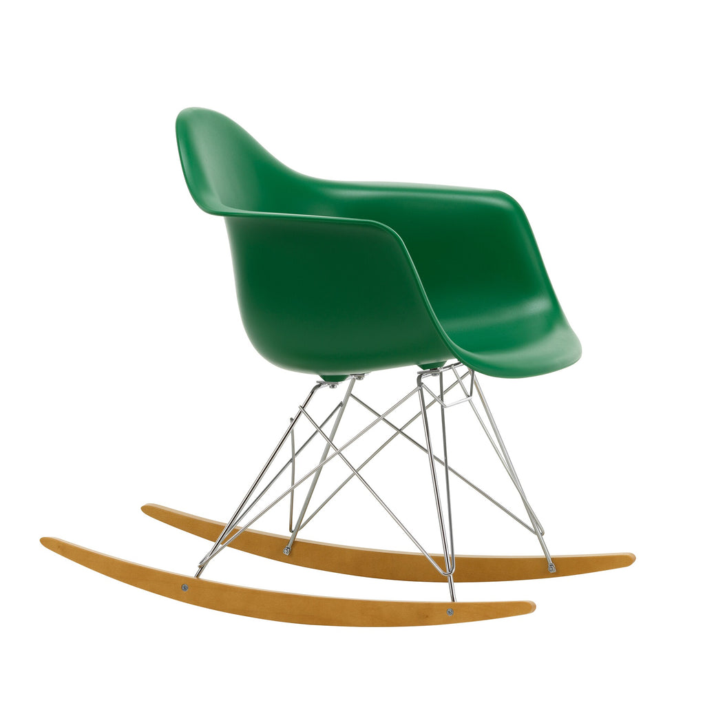 Vitra Eames Plastic Armchair RAR RE Schaukelstuhl verchromt