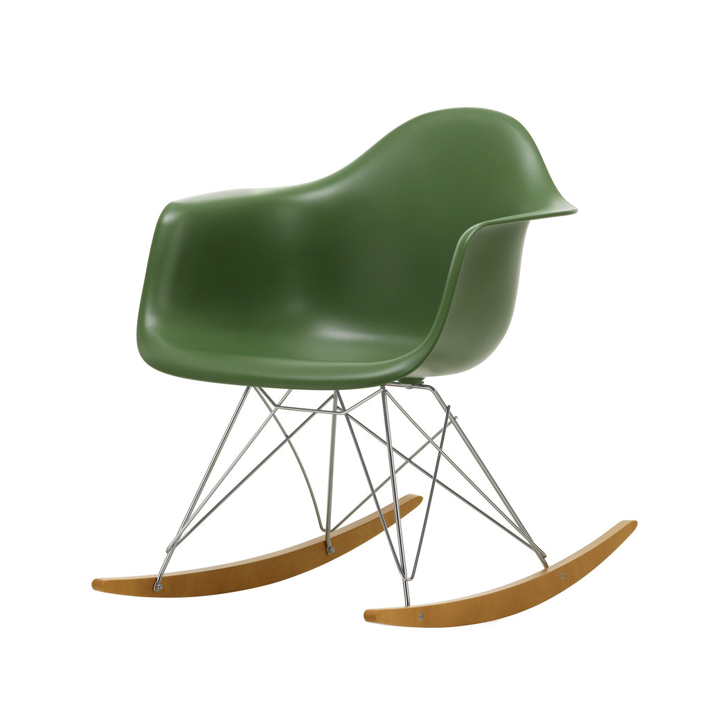 Vitra Eames Plastic Armchair RAR RE Schaukelstuhl verchromt