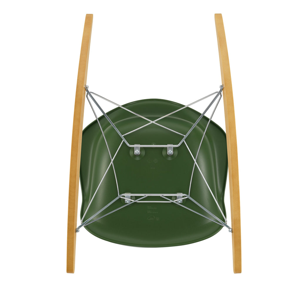 Vitra Eames Plastic Armchair RAR RE Schaukelstuhl verchromt