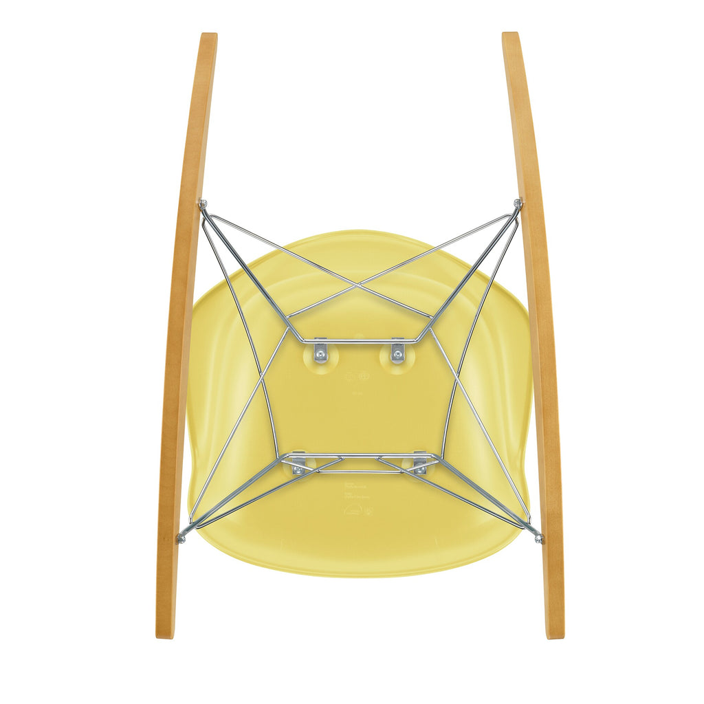 Vitra Eames Plastic Armchair RAR RE Schaukelstuhl verchromt
