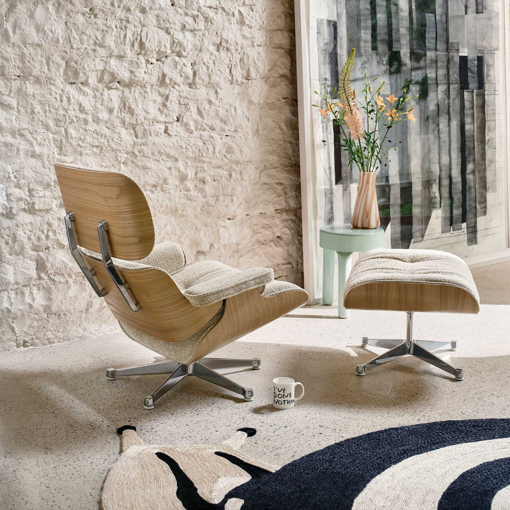 Vitra Eames Lounge Chair Sessel & Ottoman Stoff