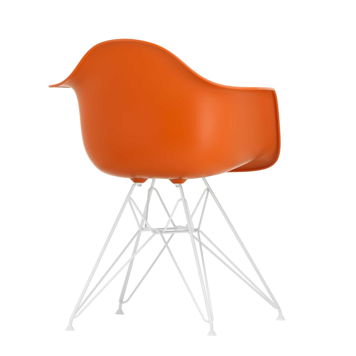 Vitra Eames Plastic Armchair DAR RE Gestell weiß