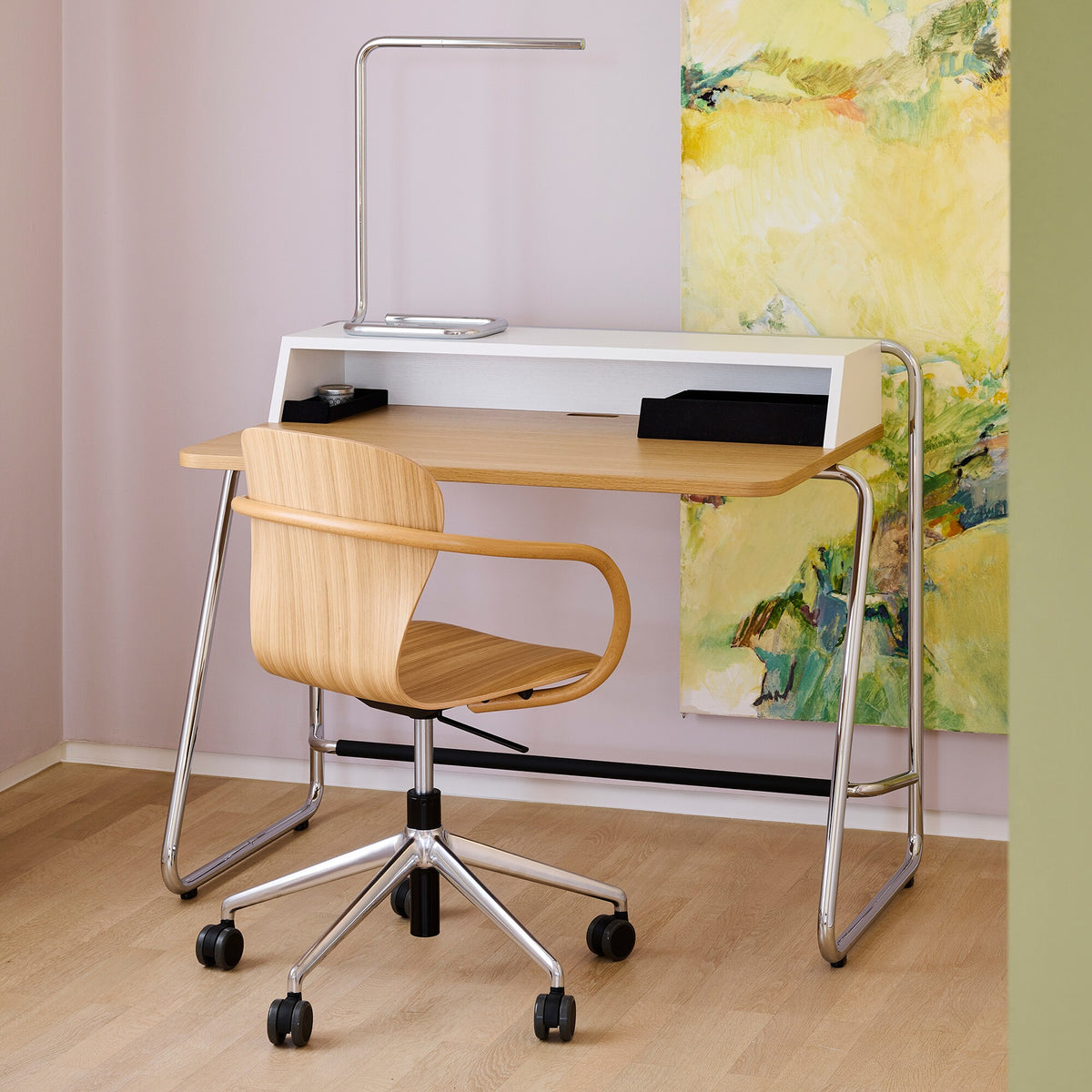 Thonet S 220 FDRW Drehstuhl mit Rollen