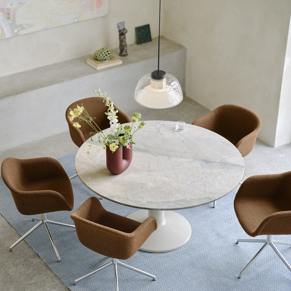 Muuto Midst Esstisch Ø140cm Marmor