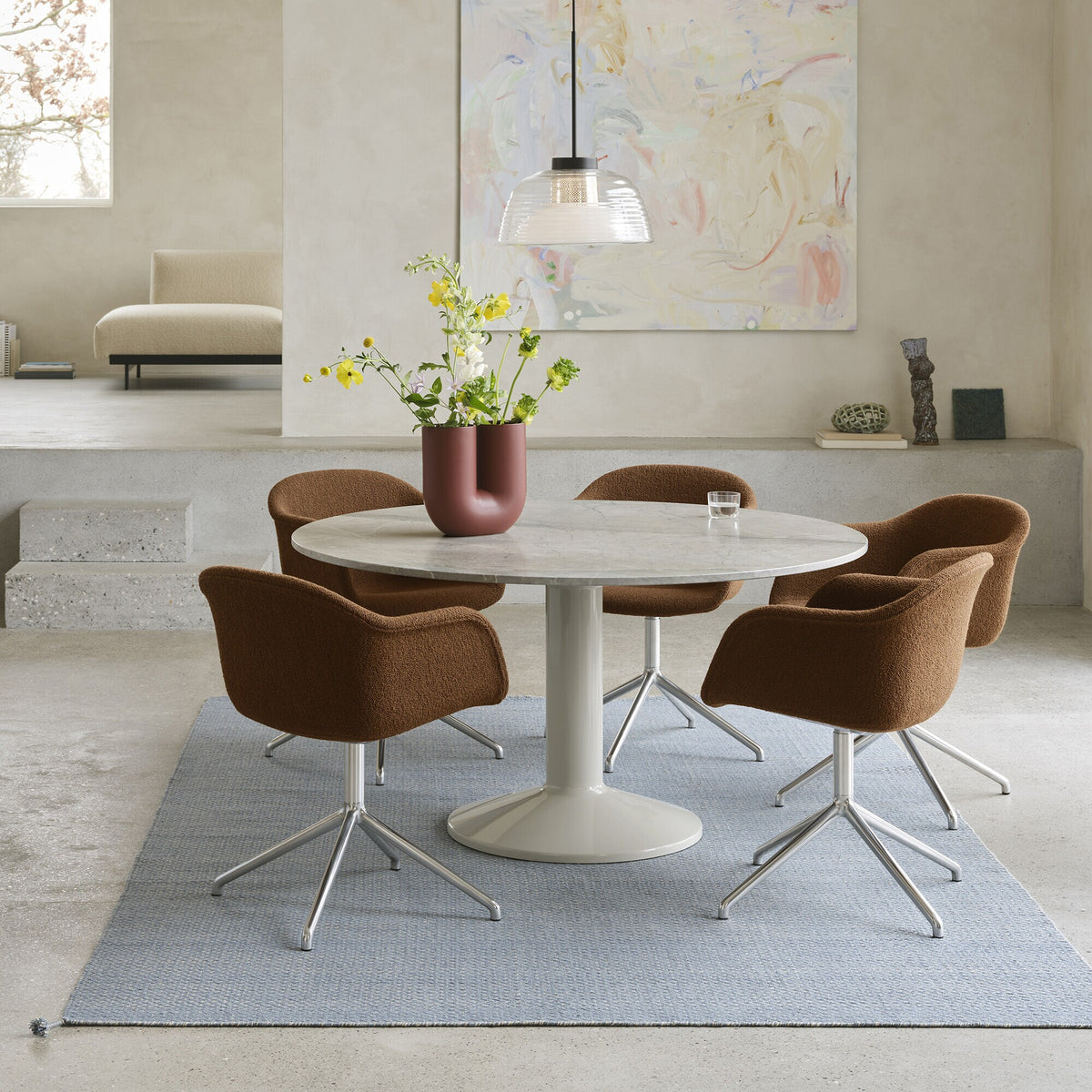Muuto Midst Esstisch Ø140cm Marmor