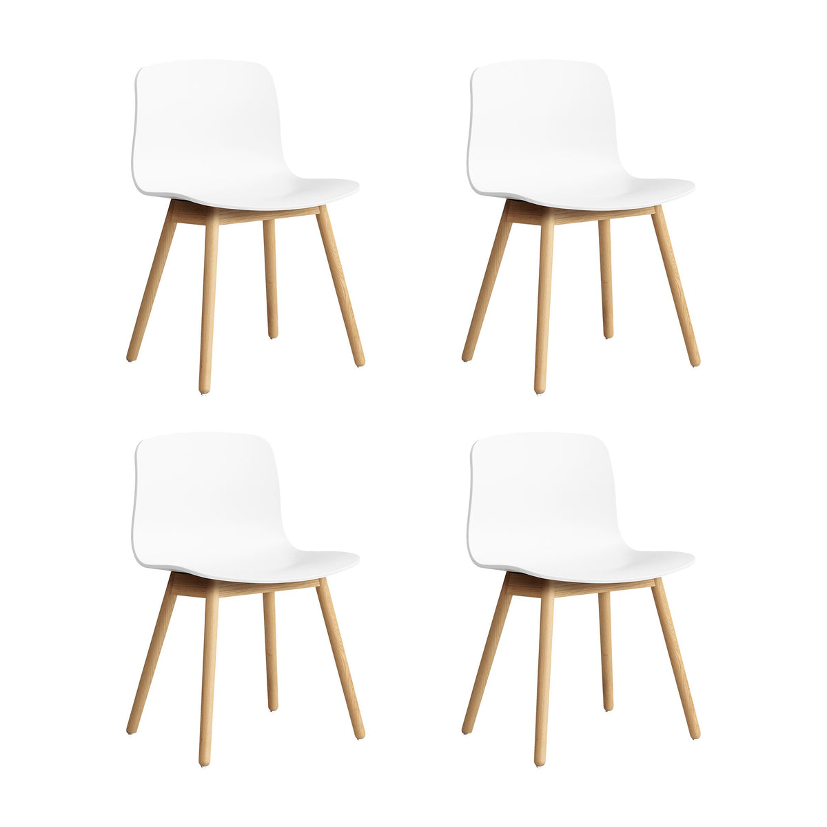 HAY About a Chair AAC 12 2.0 Stuhl Eiche lackiert 4er Set