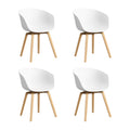 HAY About a Chair AAC 22 2.0 Armlehnstuhl Eiche lackiert 4er Set