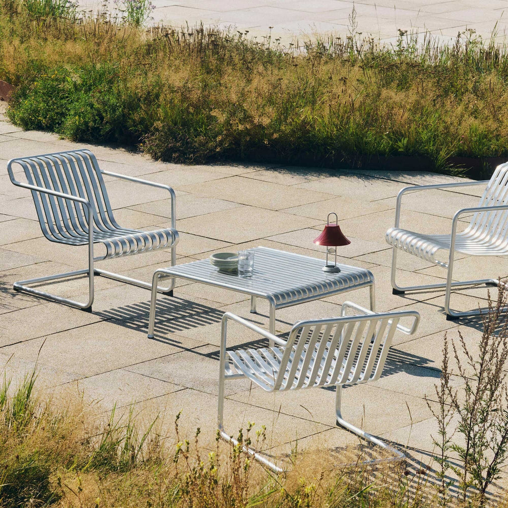 HAY Palissade Cantilever Lounge Chair Low Feuerverzinkt