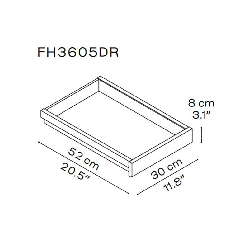 Fritz Hansen FH3605™ Schreibtisch mit Schublade