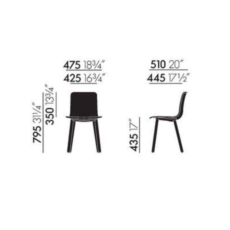 Vitra Hal Wood RE Stuhl