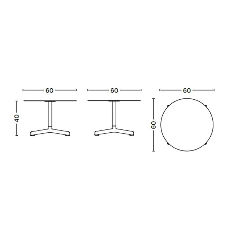 HAY Neu Garten-Beistelltisch Ø60cm