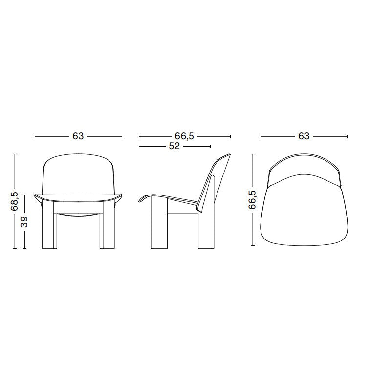 HAY Chisel Lounge Stuhl