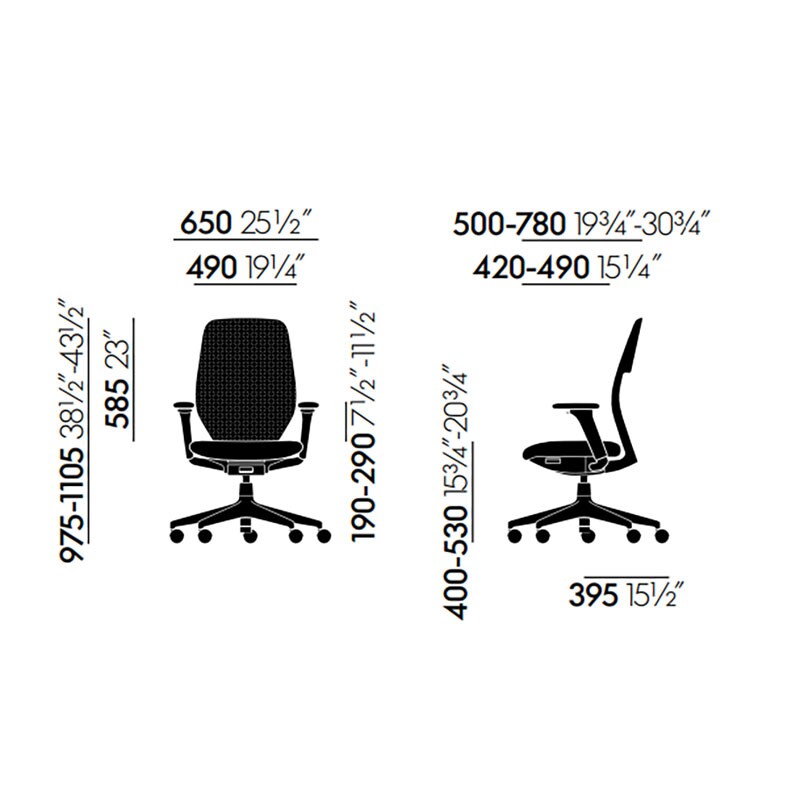 Vitra ACX Soft Bürostuhl