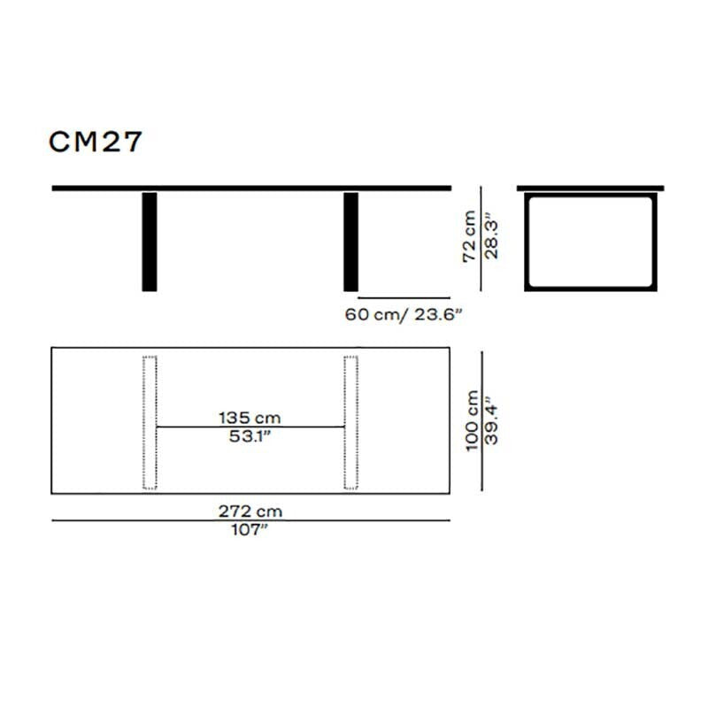 Fritz Hansen Essay™ CM27 Tisch 272x100x72cm