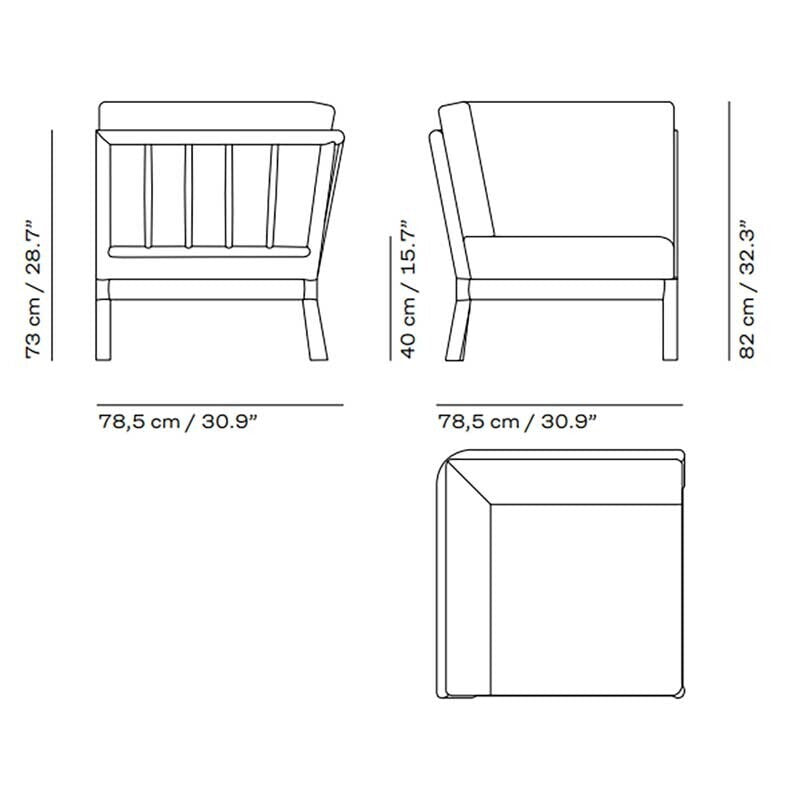 Fritz Hansen Skagerak Tradition Outdoor Sofa Eckmodul