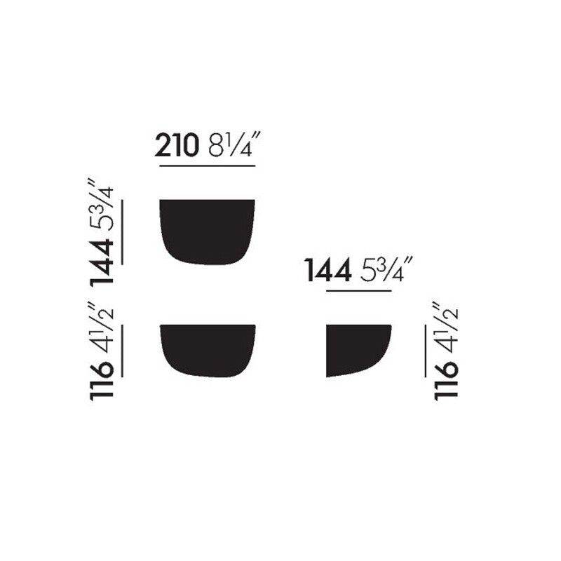 Vitra Corniches Wandregal S