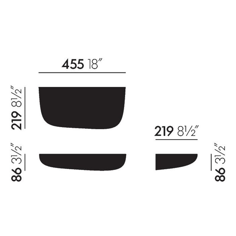 Vitra Corniches Wandregal L