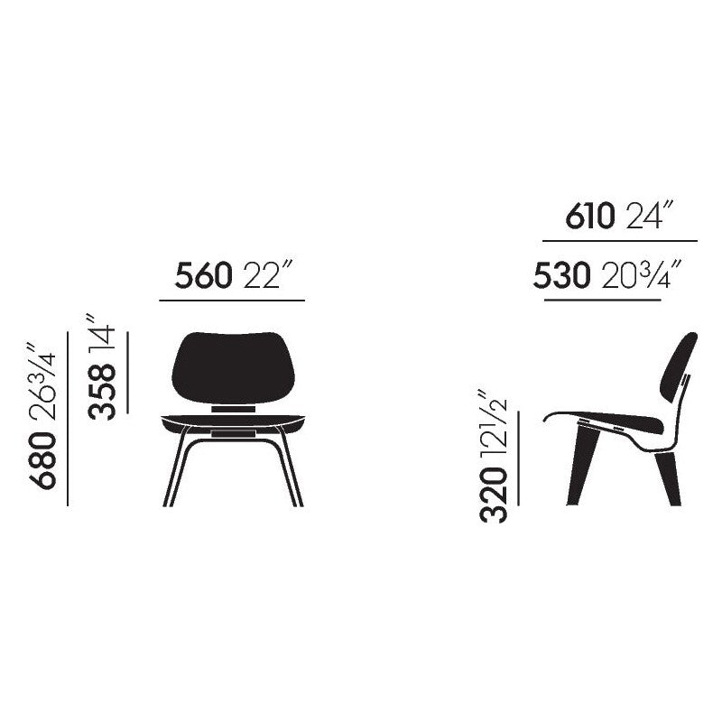 Vitra LCW Stuhl